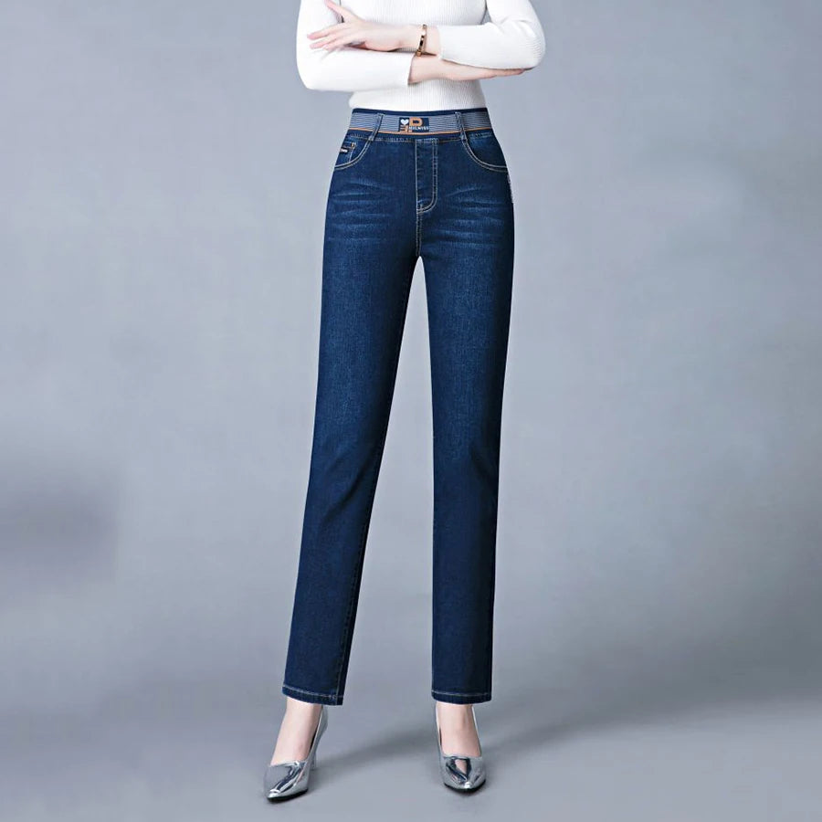 High Waist Skinny Denim Jeans