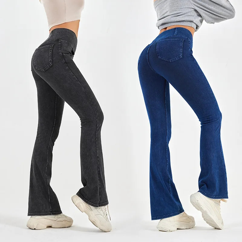 Denim Yoga Pants