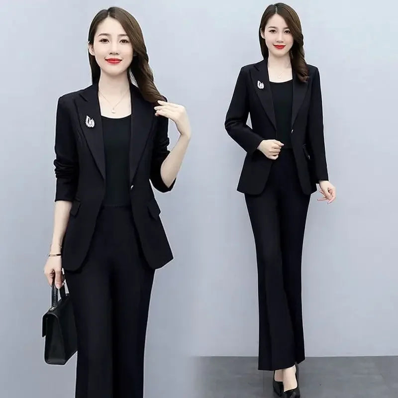 Wide Leg Trouser Suit