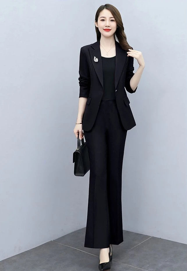 Wide Leg Trouser Suit