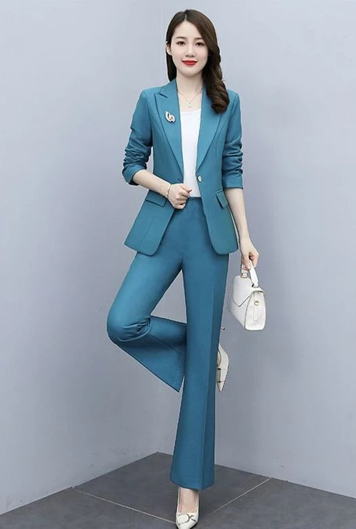 Wide Leg Trouser Suit