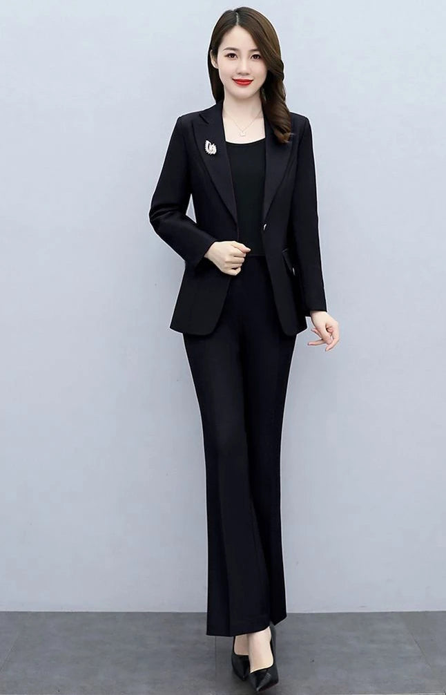 Wide Leg Trouser Suit