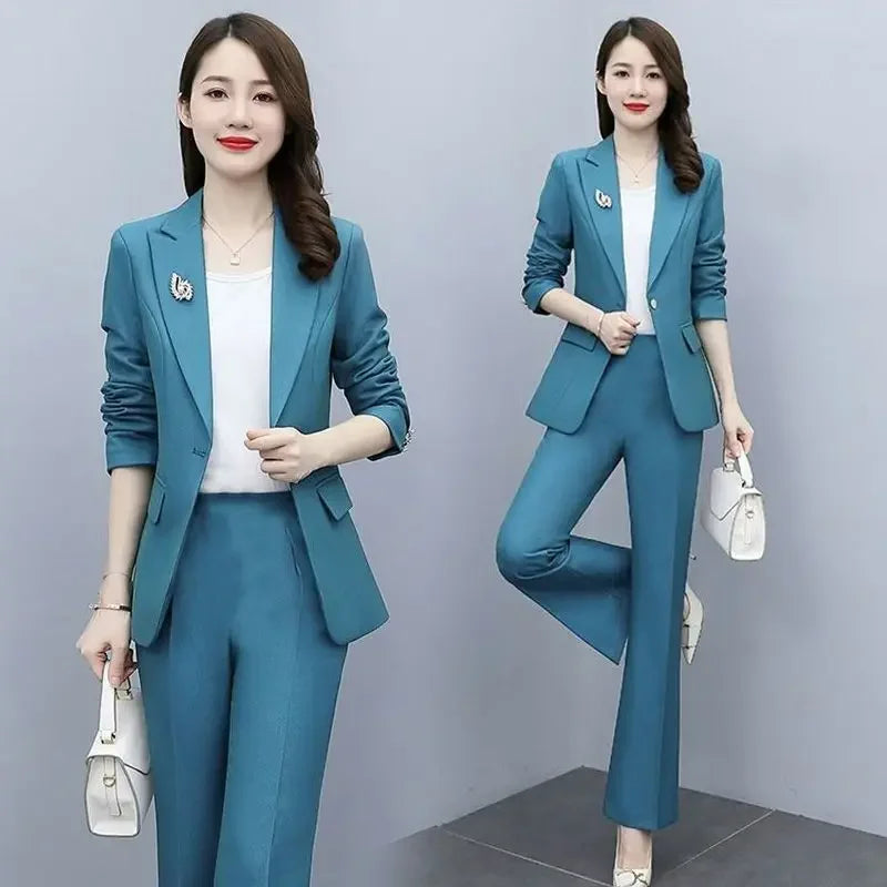 Wide Leg Trouser Suit