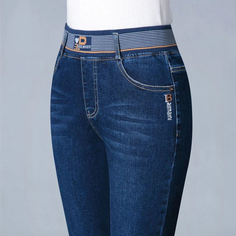 High Waist Skinny Denim Jeans