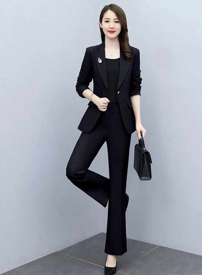 Wide Leg Trouser Suit